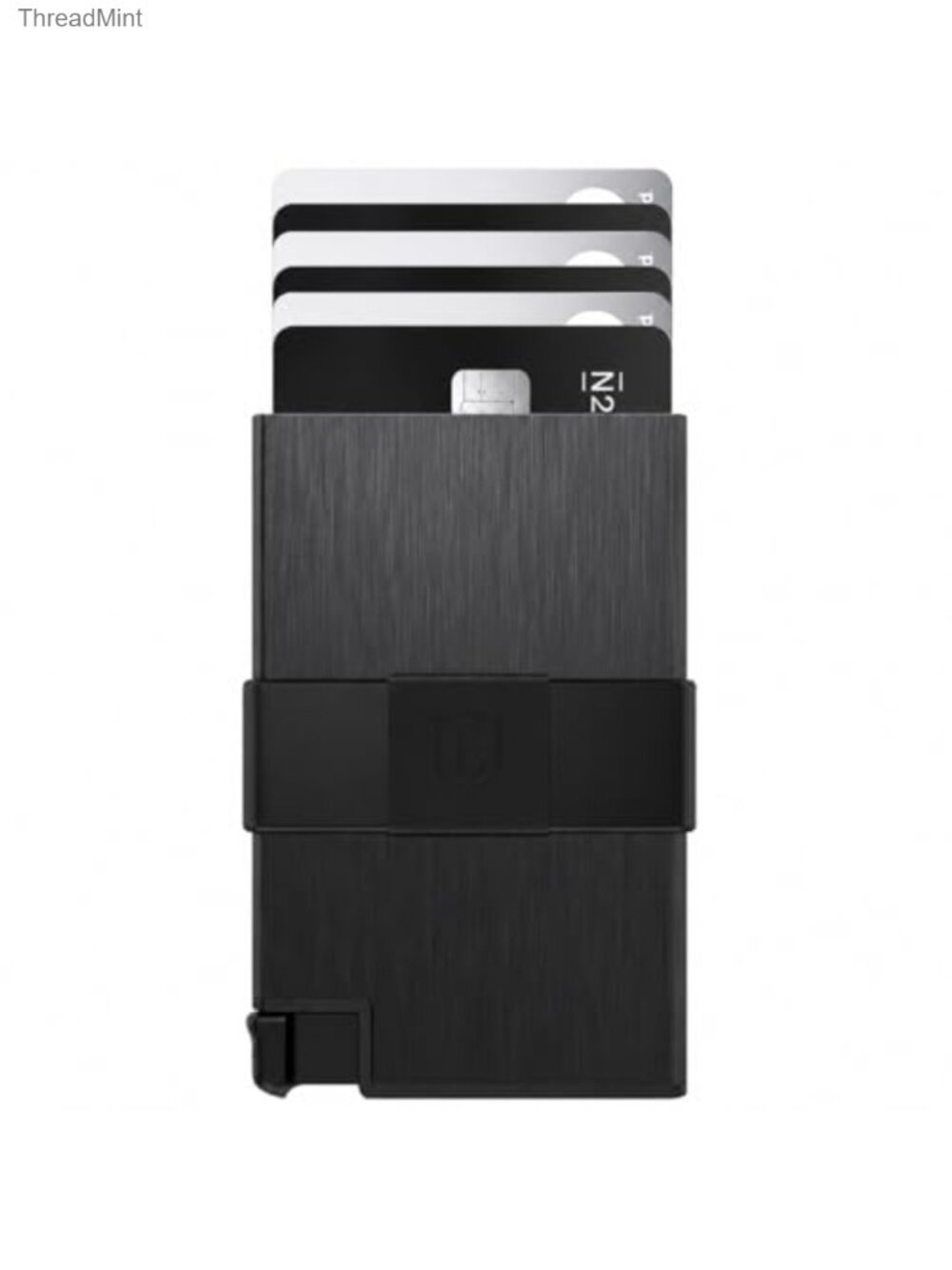 Aluminum RFID Blocking Wallet for Men - Fits 12 Cards, Push Button Access